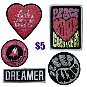 $5 FOR 5 IRON PATCHES